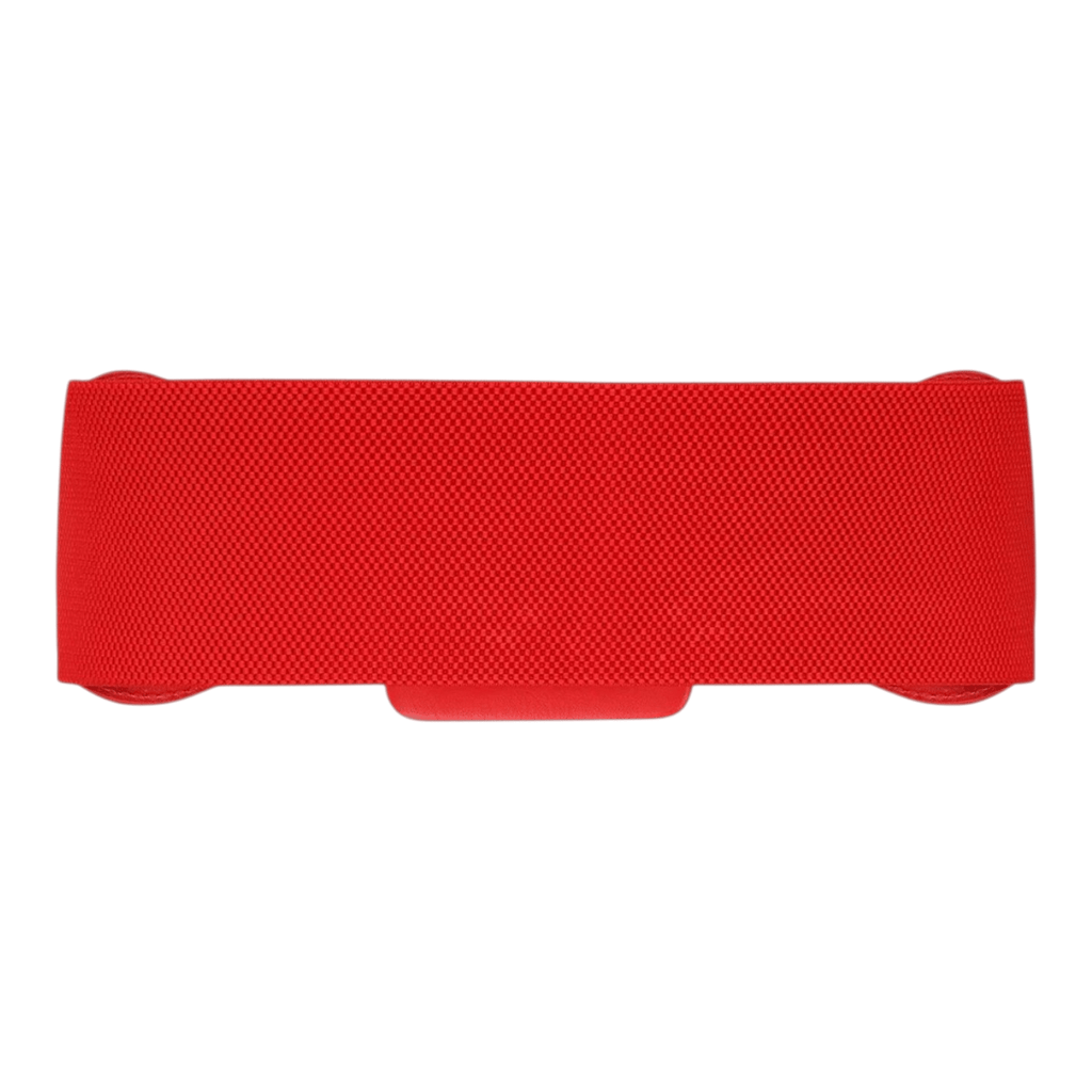 Banned Navy Elasticated Waist Belt Wide Square Buckle - Rockinredfox