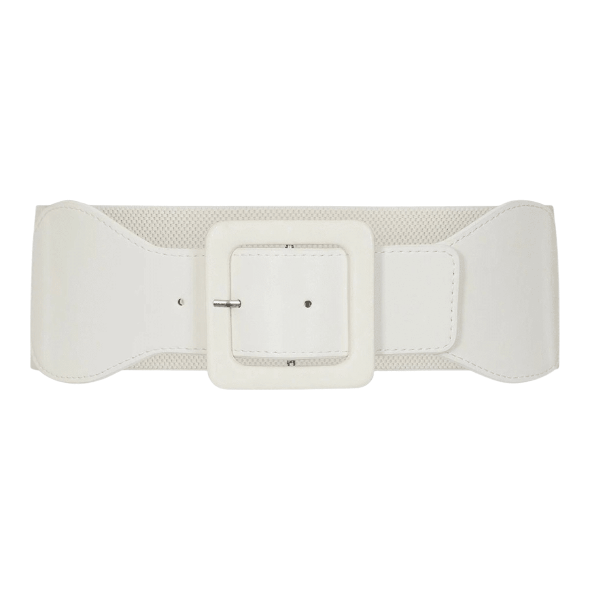 Banned Navy Elasticated Waist Belt Wide Square Buckle - Rockinredfox