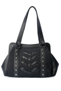 Banned Night Wings Handbag Black Bat Gothic Alternative Shoulder Bag - Rockinredfox
