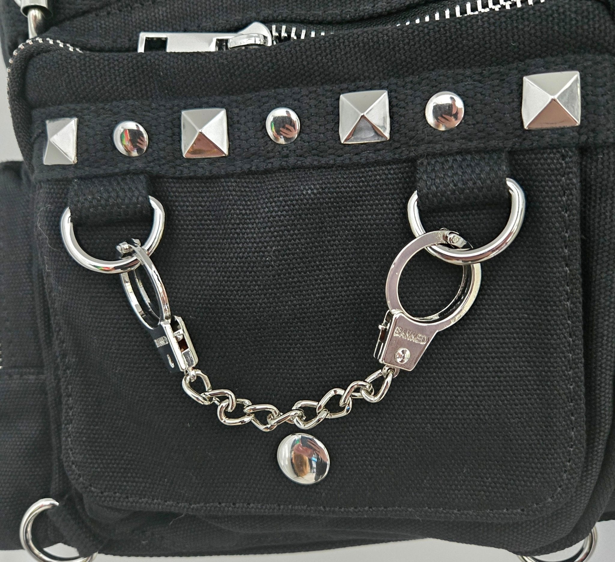 Banned Sweet Revenge Black Handbag - Rockinredfox