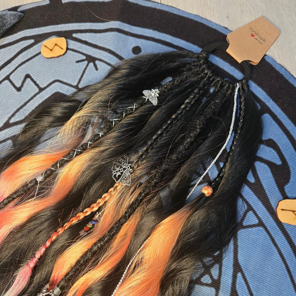 Bifröst Wavy Dread Bobble 24 Inch Synthetic Hair Tie - Rockinredfox