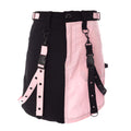Chemical Black Veil & Void Skirt Black Pink | Gothic Split Mini Skirt with Straps & Hardware | RockinRedFox - Rockinredfox