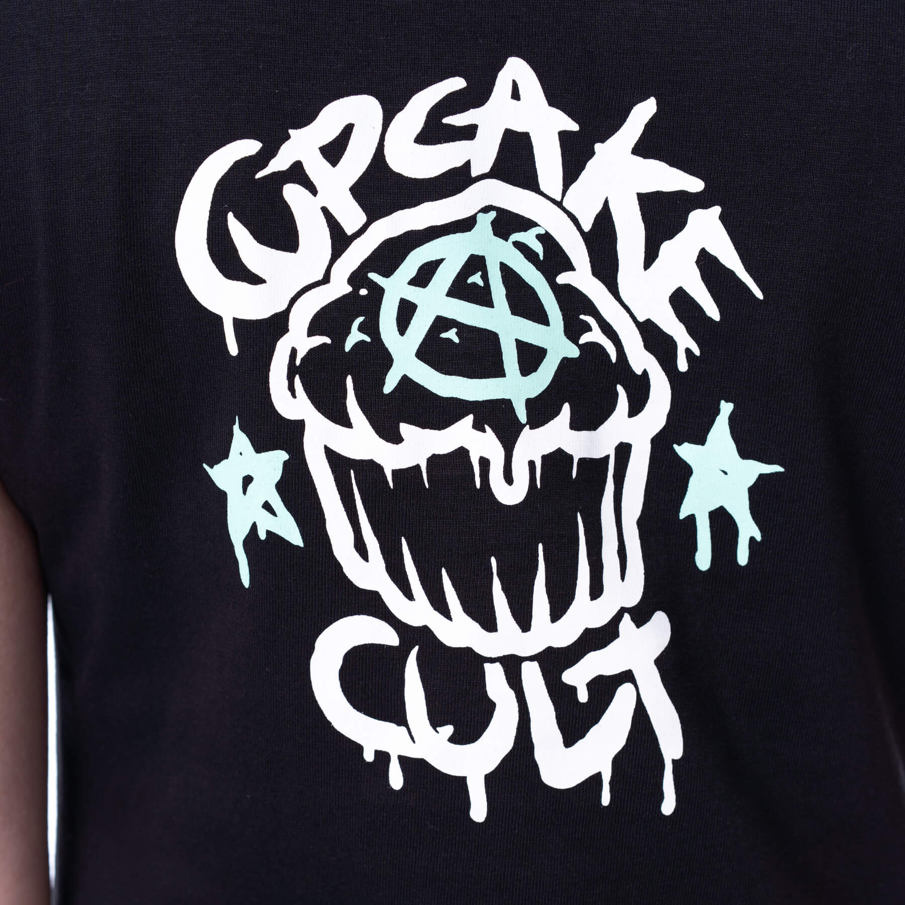 Cupcake Cult Silence Mask T Shirt Black | Gothic Kawaii Graphic Tee | Alternative Clothing | RockinRedFox - Rockinredfox