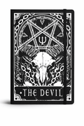 Deadly Tarot The Devil Notebook – Gothic A5 Hard Cover Journal - Rockinredfox