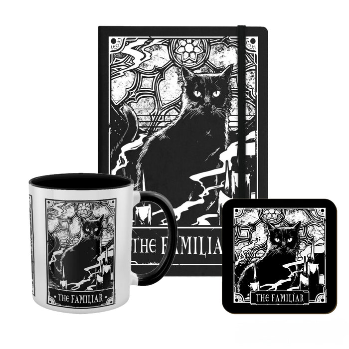 Deadly Tarot The Familiar Gift Set – Mug, Notebook & Coaster - Rockinredfox