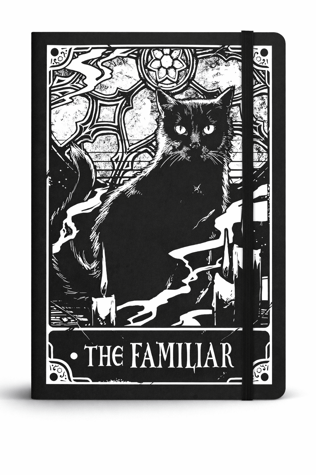 Deadly Tarot The Familiar Notebook – Gothic A5 Hard Cover Journal - Rockinredfox