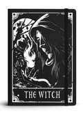 Deadly Tarot The Witch Notebook – Gothic A5 Hard Cover Journal - Rockinredfox