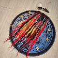Fire Witch Clip In Dread Set 24 Inch Synthetic Hair Extensions - Rockinredfox