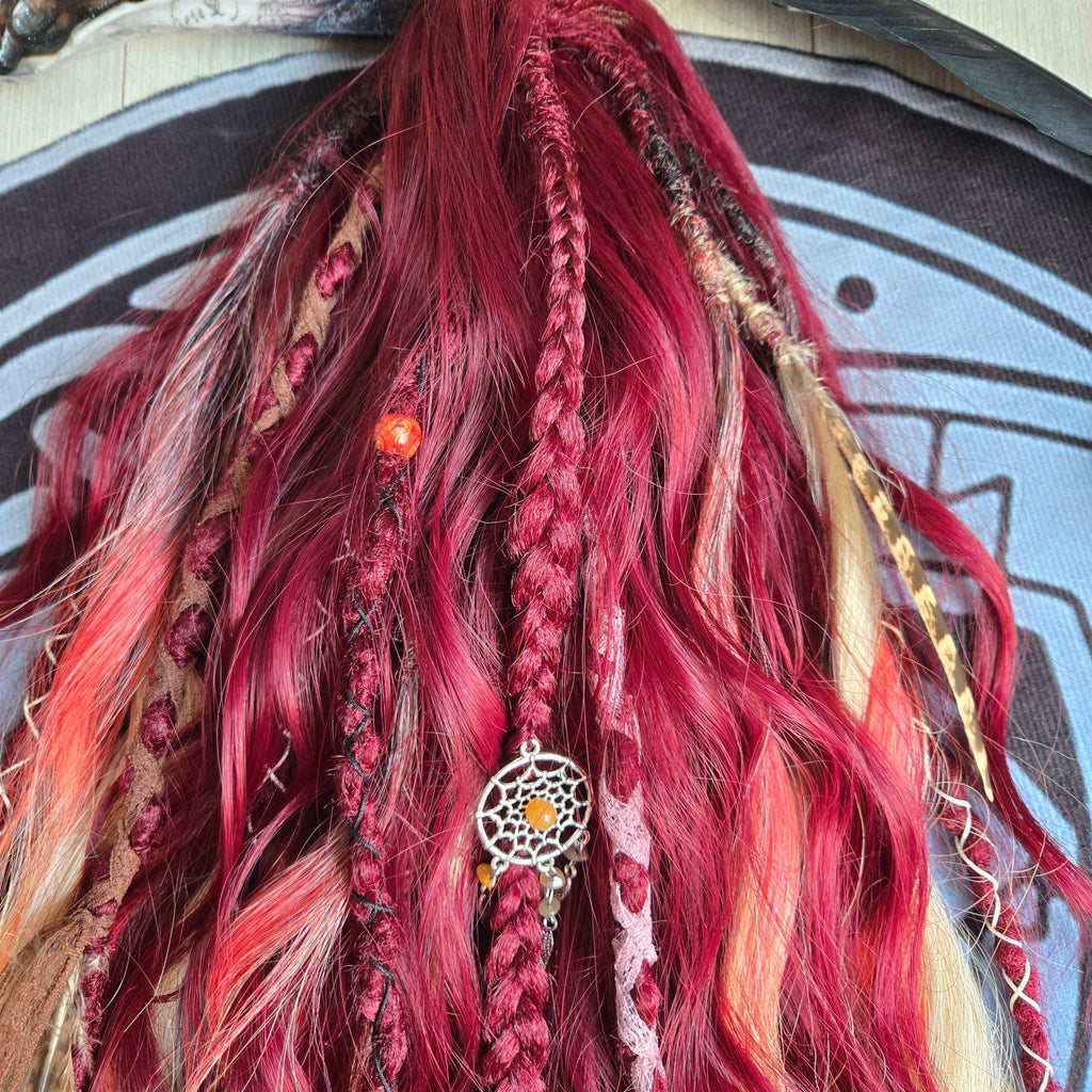 Foxfire Claw Clip Hair Set 26 Inch Synthetic Hair Piece - Rockinredfox