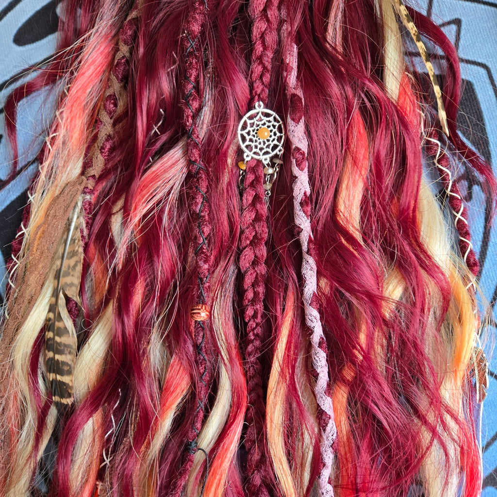 Foxfire Claw Clip Hair Set 26 Inch Synthetic Hair Piece - Rockinredfox