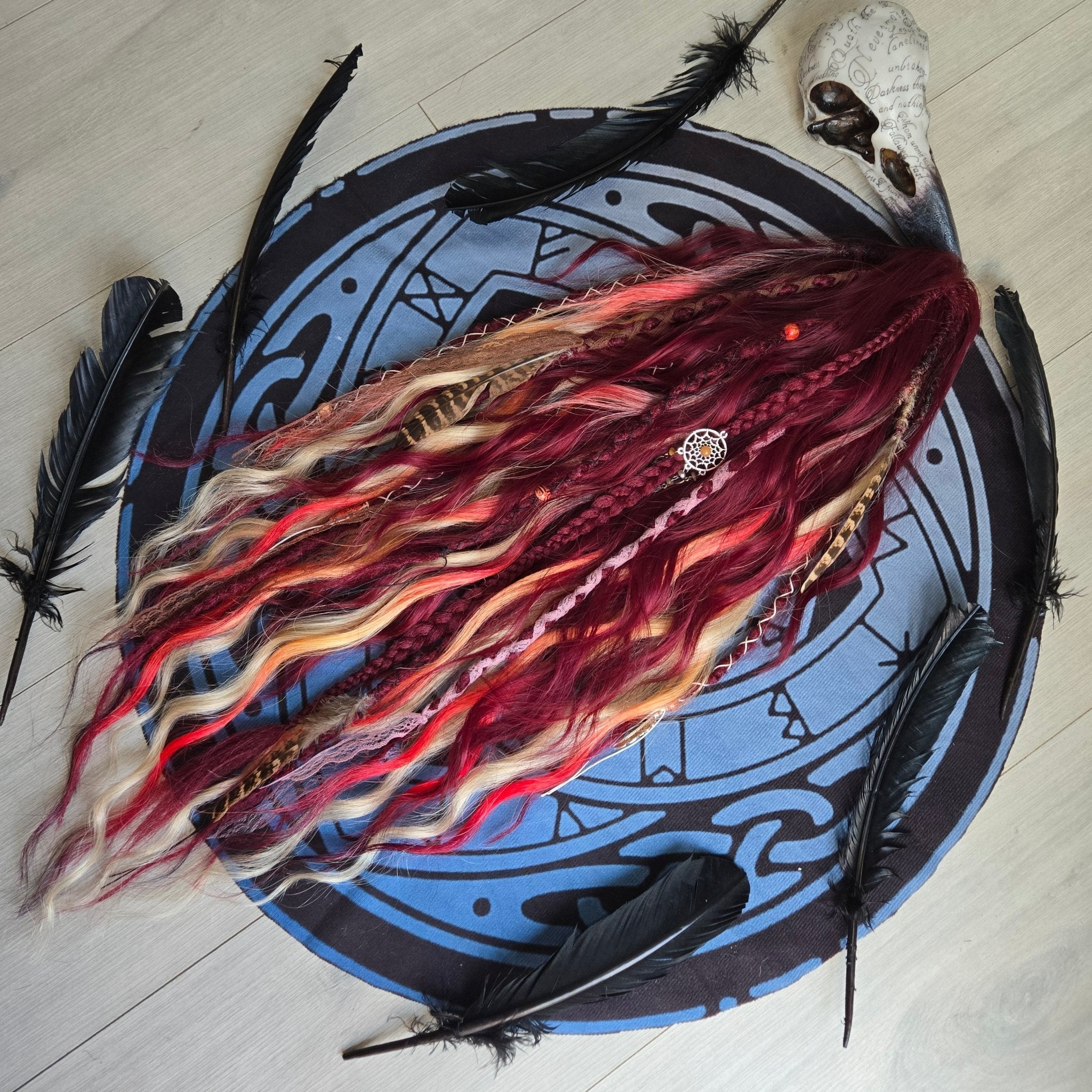 Foxfire Claw Clip Hair Set 26 Inch Synthetic Hair Piece - Rockinredfox