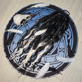 Frost Raven Wavy Dread Bobble 24 Inch Synthetic Hair Tie - Rockinredfox