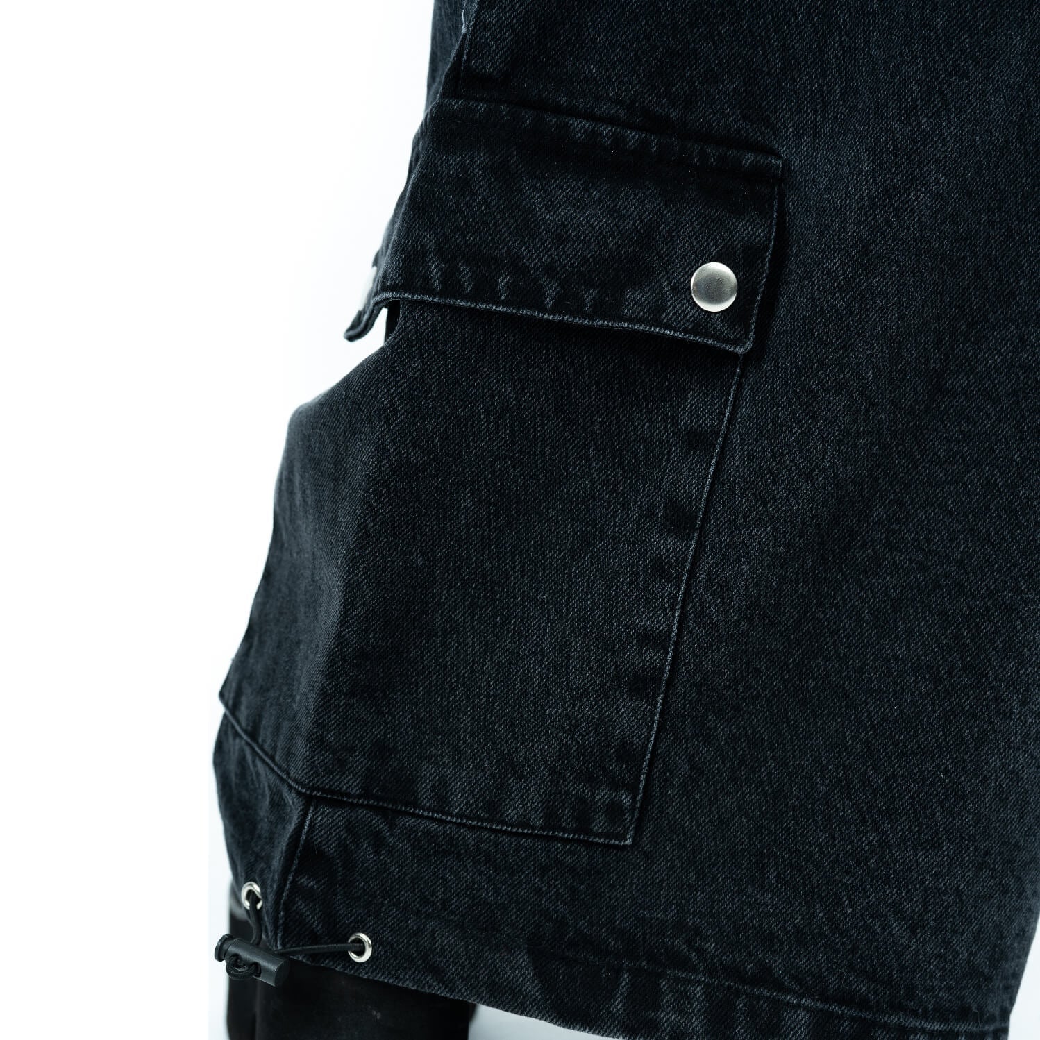 Heartless Evora Pants – Black Stonewash Gothic Cargo Pants | Alternative Streetwear - Rockinredfox