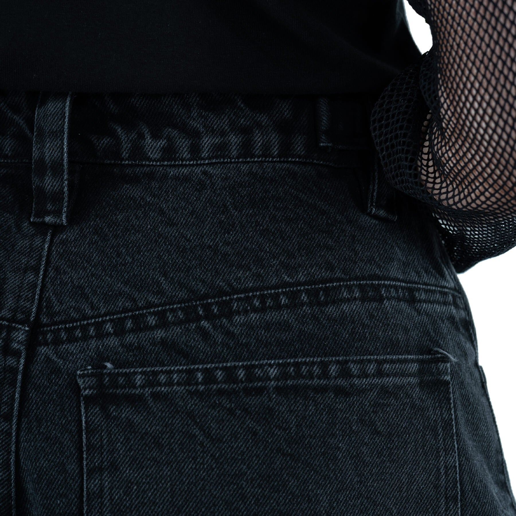 Heartless Evora Pants – Black Stonewash Gothic Cargo Pants | Alternative Streetwear - Rockinredfox