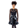 Heartless Hexed Skirt Black PVC Harness Skirt Gothic Alternative Punk Vinyl Mini Skirt - Rockinredfox