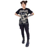 Heartless Reaper T Shirt Black Gothic Skull Graphic Unisex Alternative Tee - Rockinredfox