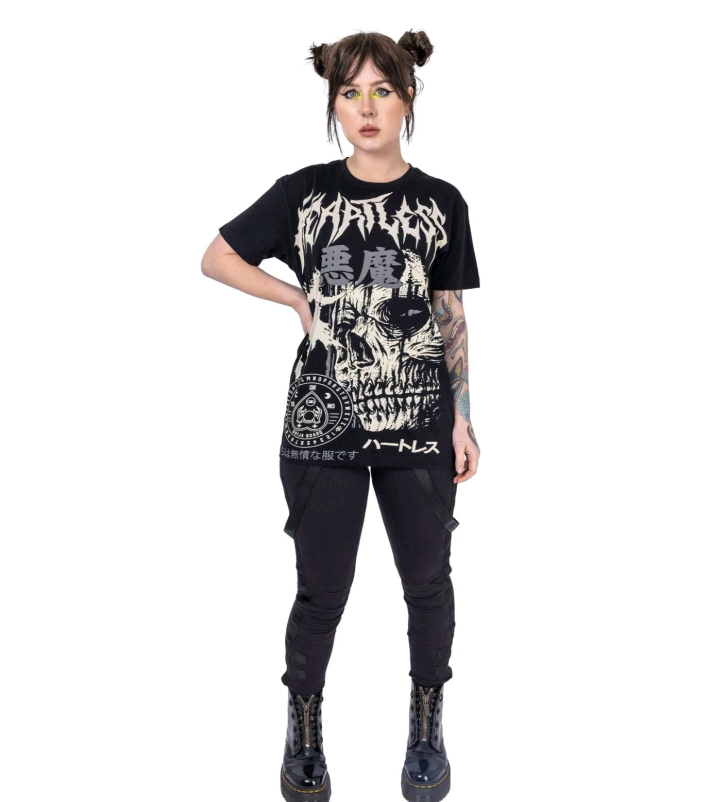 Heartless Reaper T Shirt Black Gothic Skull Graphic Unisex Alternative Tee - Rockinredfox