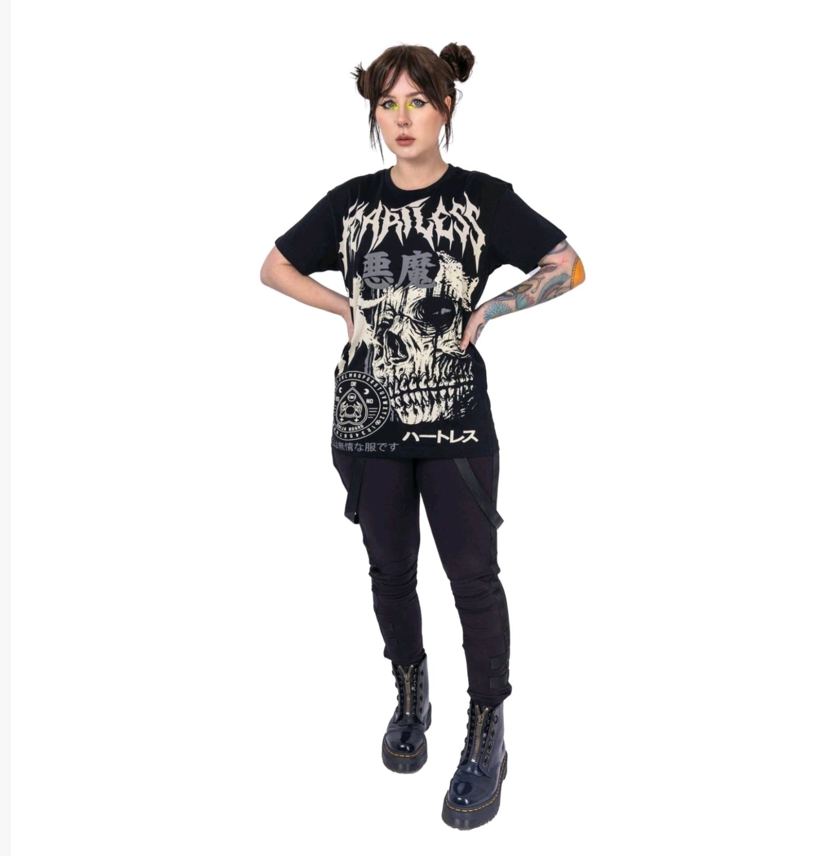 Heartless Reaper T Shirt Black Gothic Skull Graphic Unisex Alternative Tee - Rockinredfox