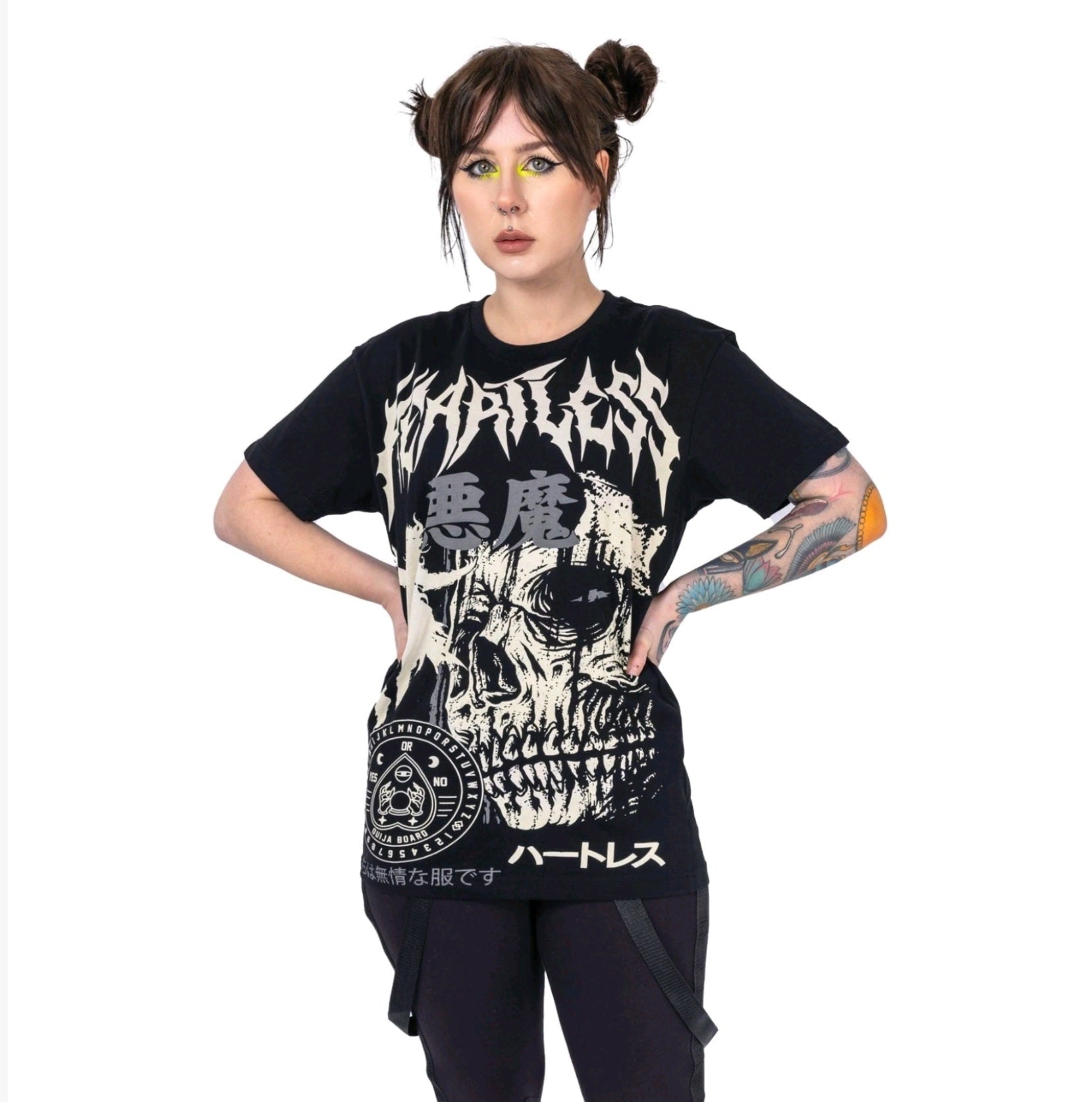 Heartless Reaper T Shirt Black Gothic Skull Graphic Unisex Alternative Tee - Rockinredfox