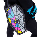 Heartless Shard Coffin Bag Multi Pastel Spiderweb Gothic Shoulder Bag - Rockinredfox