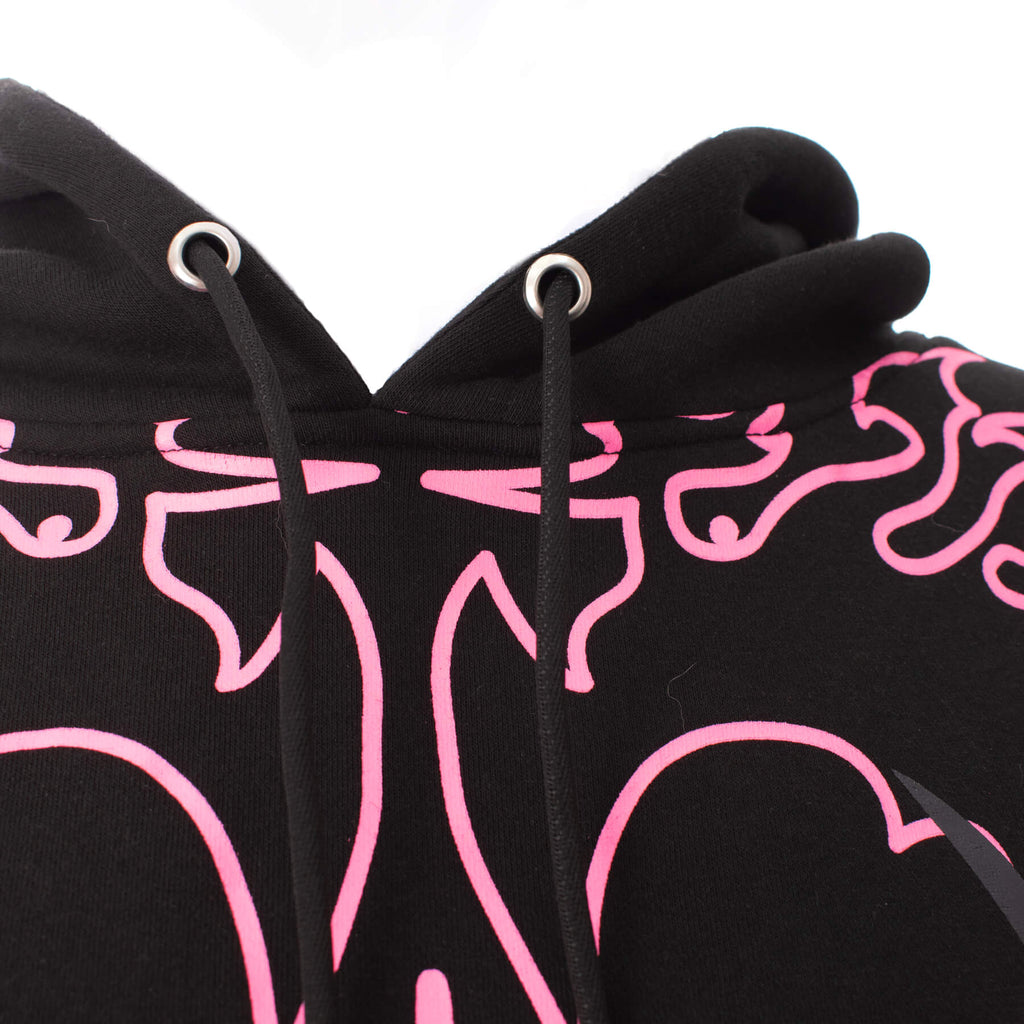 Heartless Thornchant Hood Black Gothic Tribal Heart Cropped Hoodie - Rockinredfox