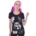 Killer Panda Killer Unicorns black ladies T-shirt front