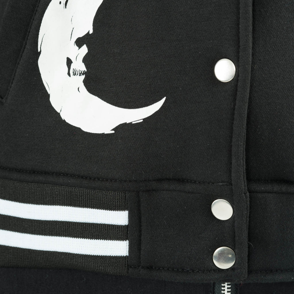 Killer Panda KP Séance Panda Varsity Black Jacket - Rockinredfox