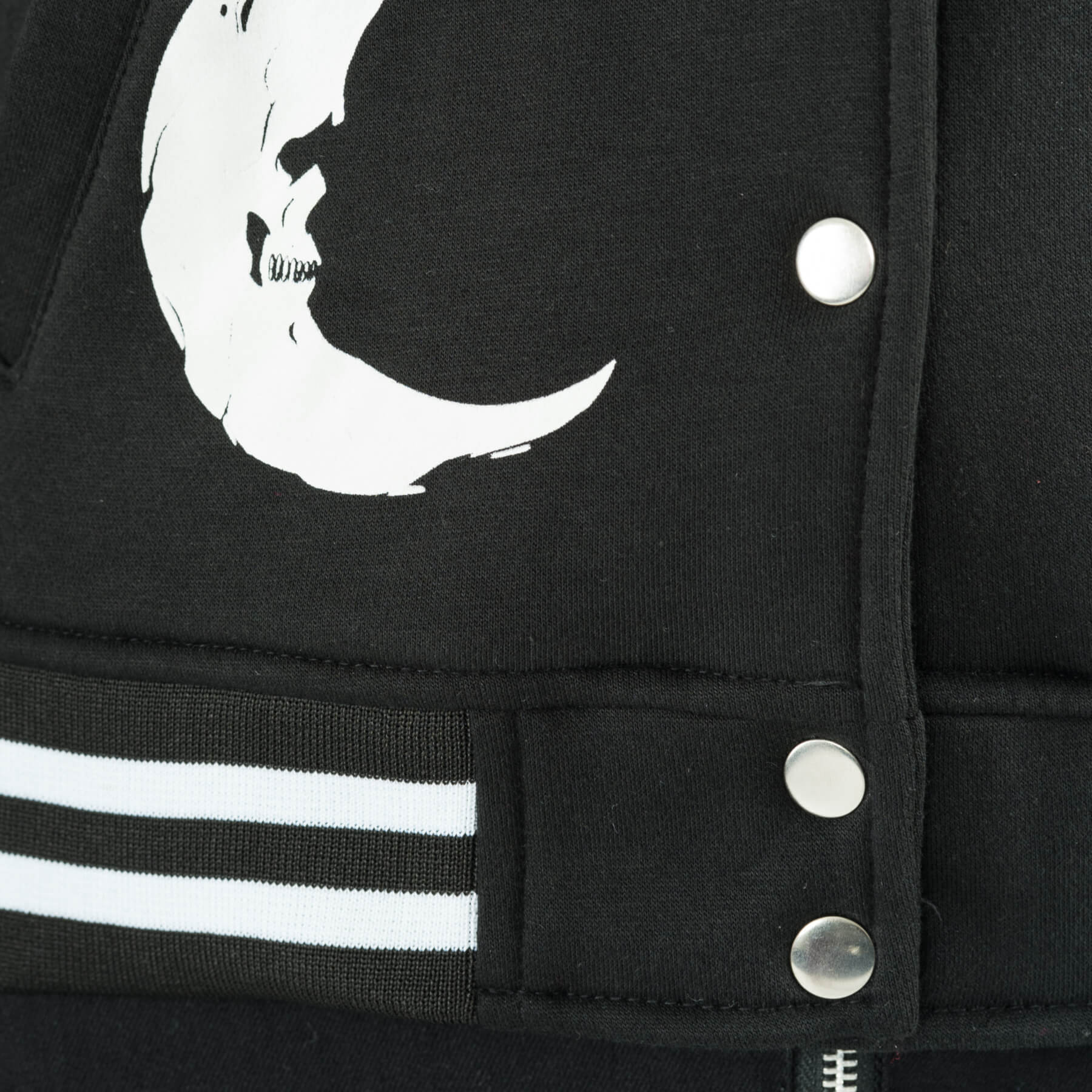 Killer Panda KP Séance Panda Varsity Black Jacket - Rockinredfox