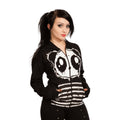 Killer Panda Raw Hood Black Panda Gothic Zip Hoodie - Rockinredfox