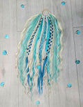 Moonlit Cancer Wavy Dread Bobble 24 Inch Synthetic Hair Tie - Rockinredfox