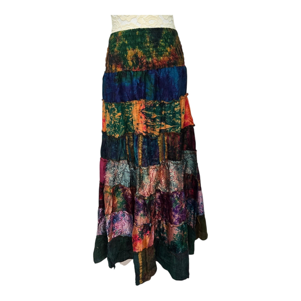 Patchwork Handmade Maxi Skirt - Rockinredfox