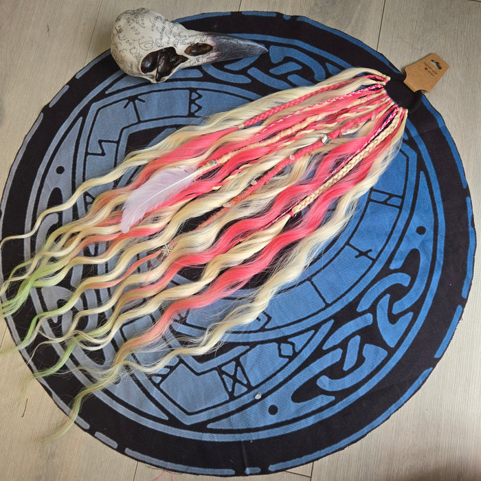 Pixie Bloom Wavy Dread Bobble 24 Inch Synthetic Hair Tie