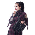 Poizen Industries Corset Bag Black Gothic Crossbody Lace - Up Punk Bag - Rockinredfox
