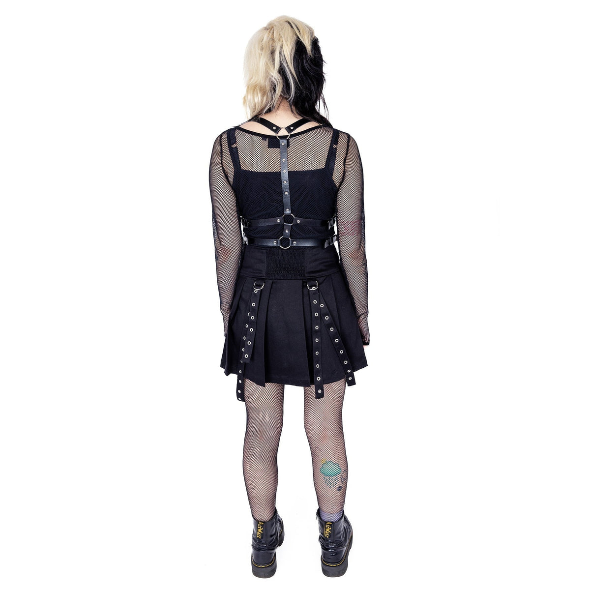 Poizen Industries Larisa Harness Black Gothic Studded Body Harness - Rockinredfox