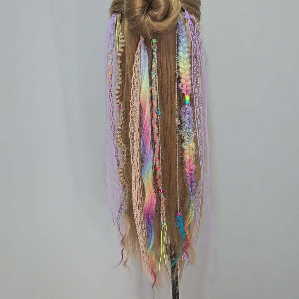 RavenDreadz 24 Inch Mini Clip In Dreads & Hair Extensions