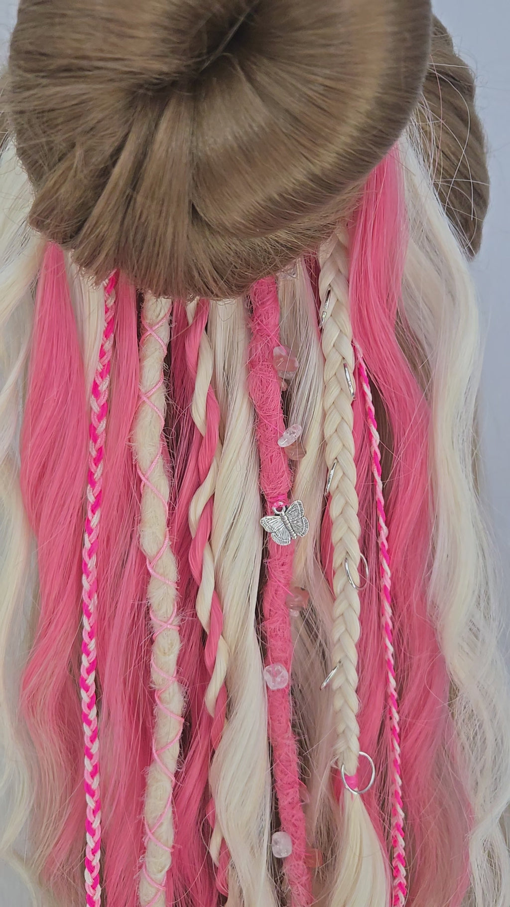 Pixie Bloom Wavy Dread Bobble 24 Inch Synthetic Hair Tie