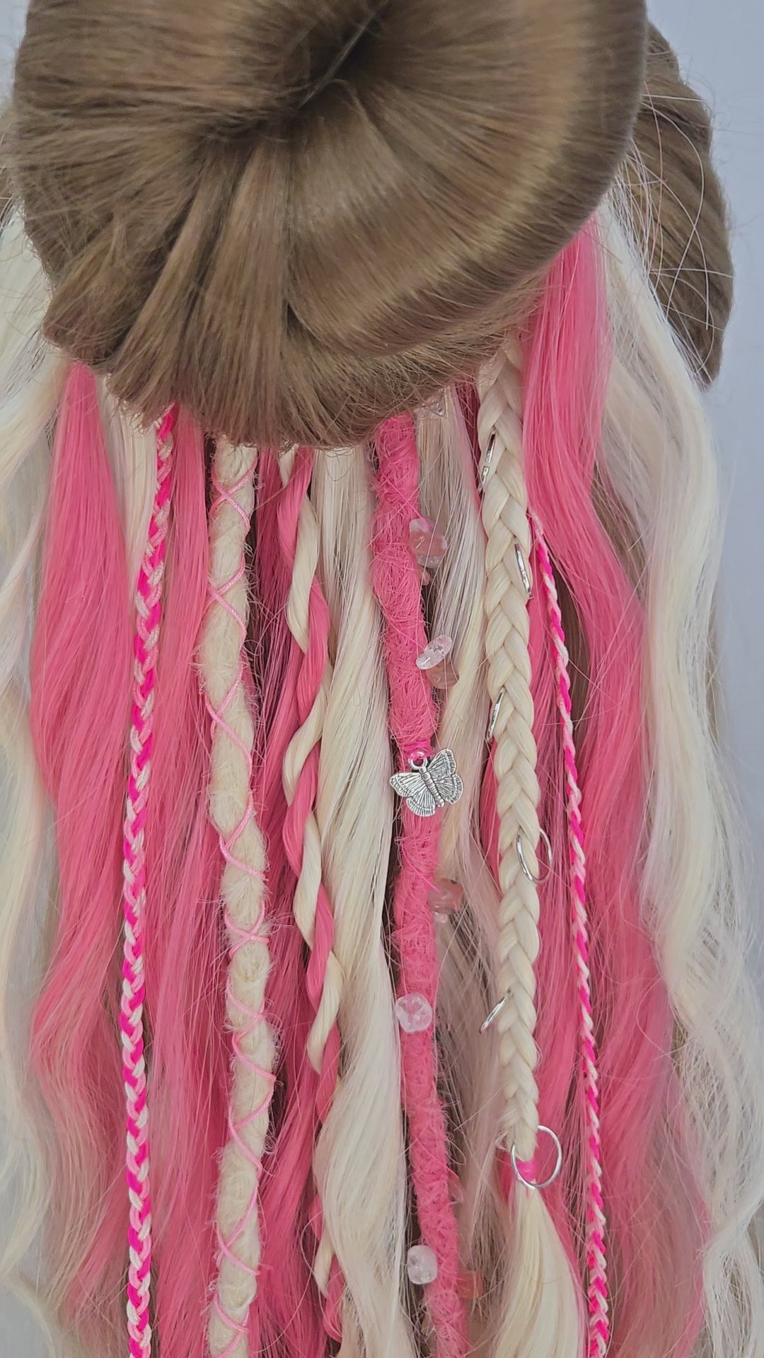 Pixie Bloom Wavy Dread Bobble 24 Inch Synthetic Hair Tie