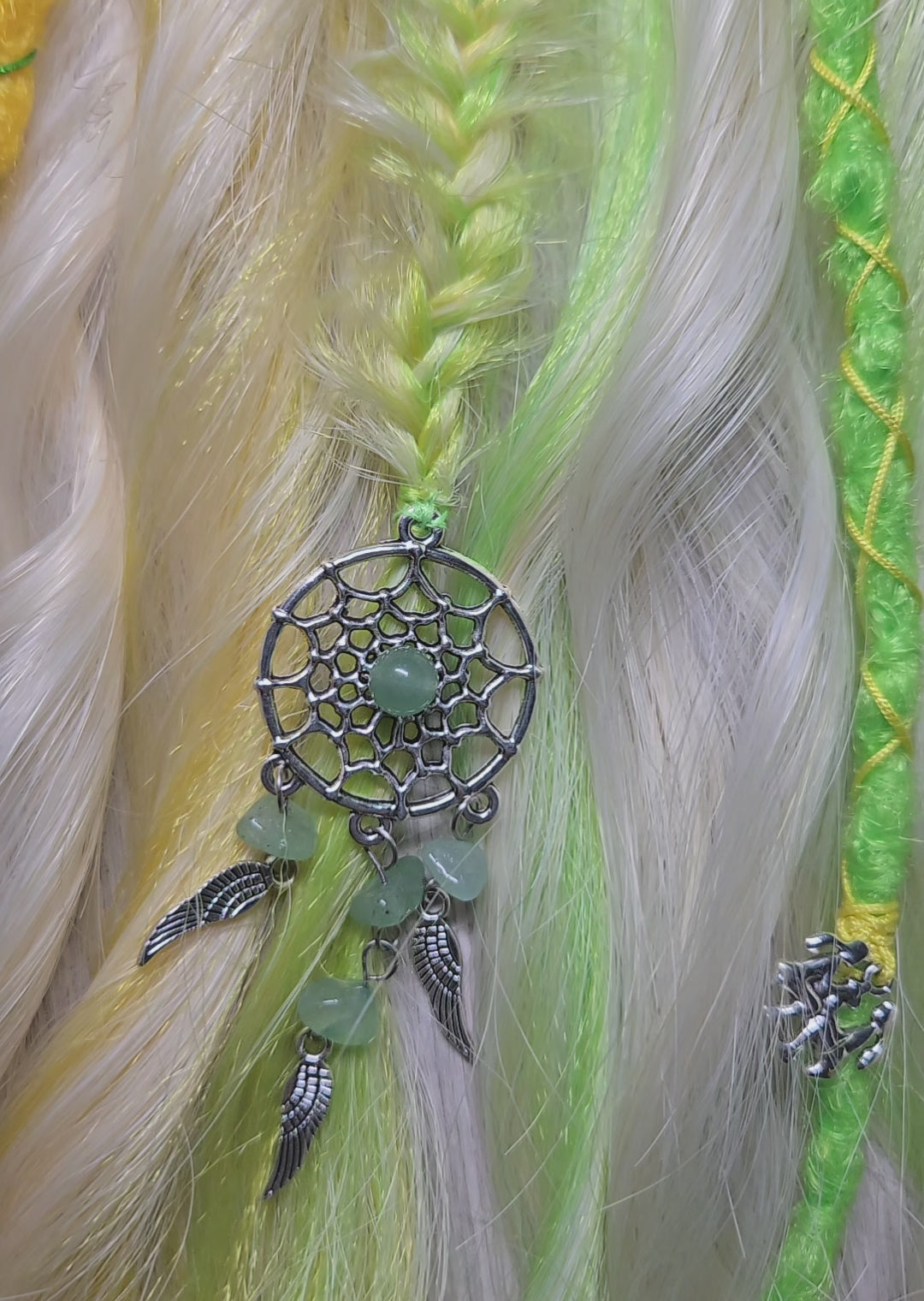 Sunlit Gemini Wavy Dread Bobble 24 Inch Synthetic Hair Tie