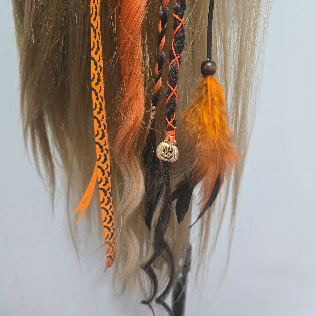 RavenDreadz 24 Inch Halloween Clip In Dreads & Synthetic Hair Extension - Rockinredfox