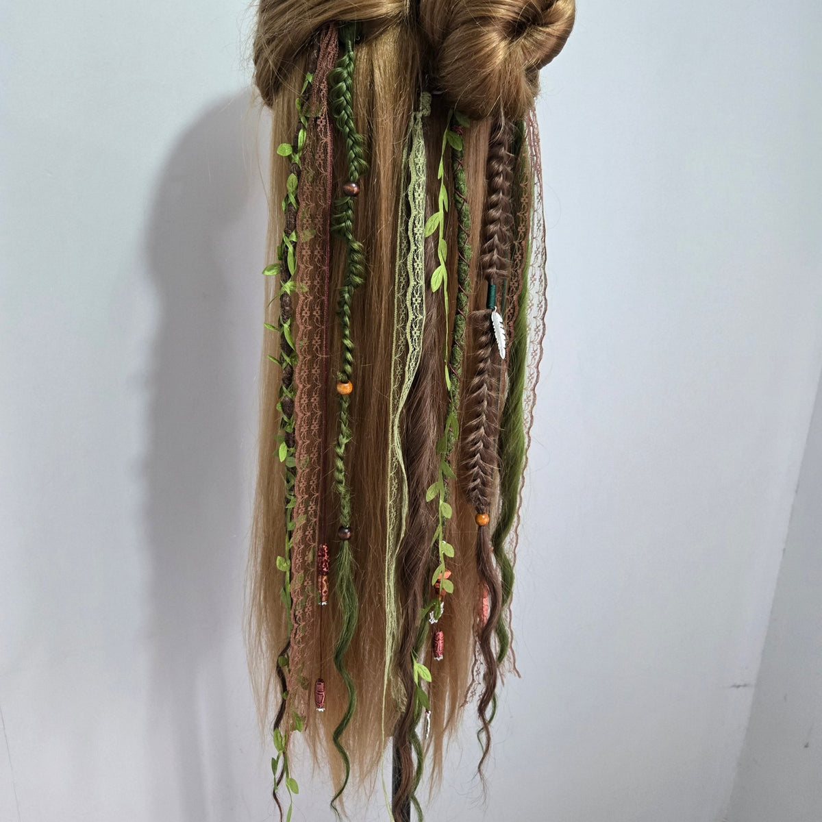 RavenDreadz 24 Inch Mini Clip In Dreads & Hair Extensions - Rockinredfox