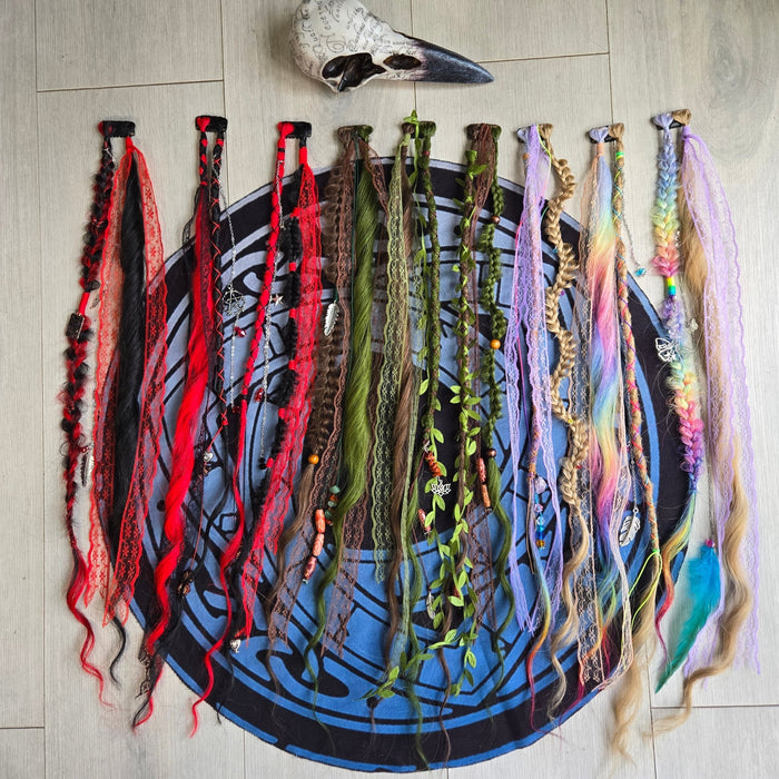 RavenDreadz 24 Inch Mini Clip In Dreads & Hair Extensions