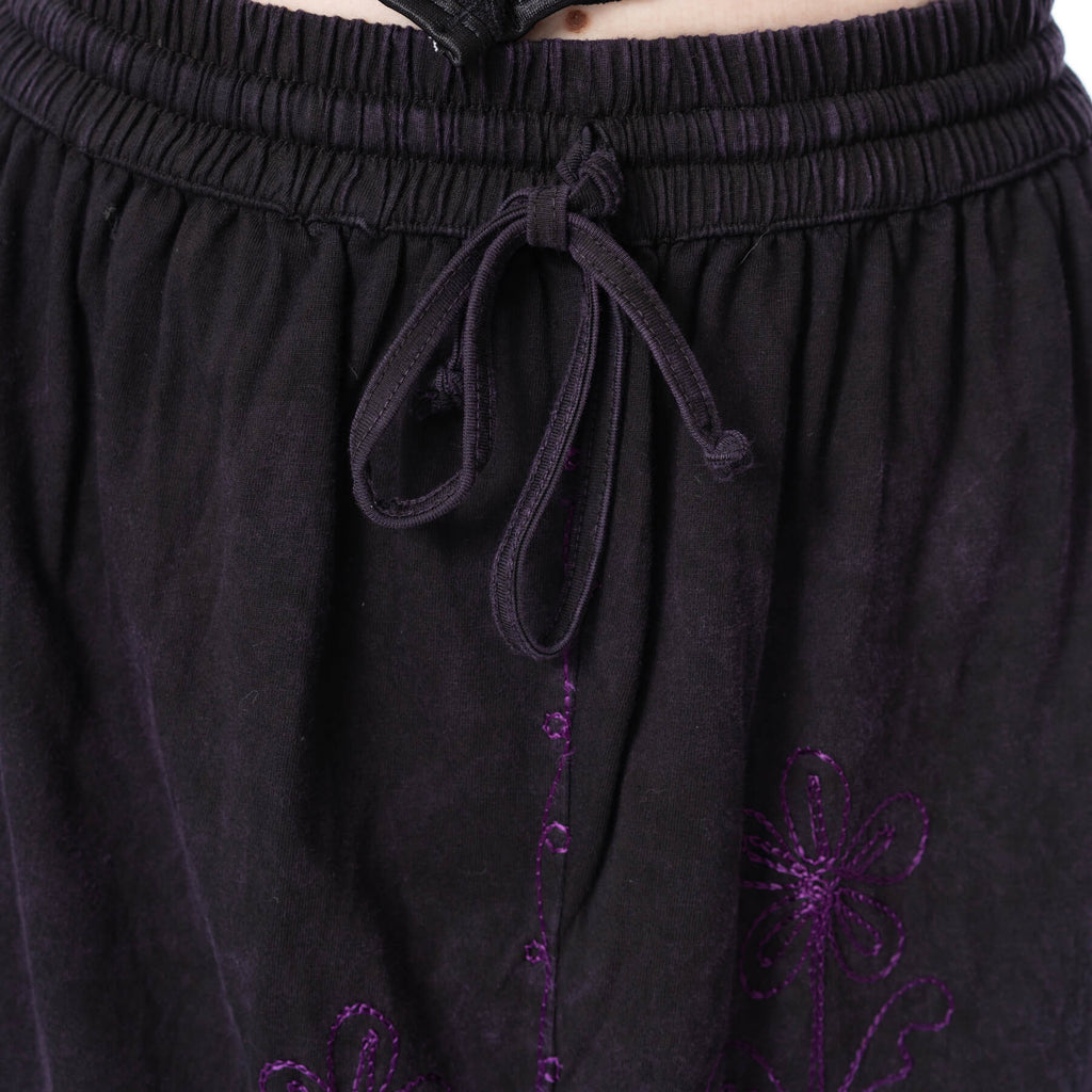 Innocent Lifestyle Solea Skirt Purple Stonewash Lace Maxi Skirt