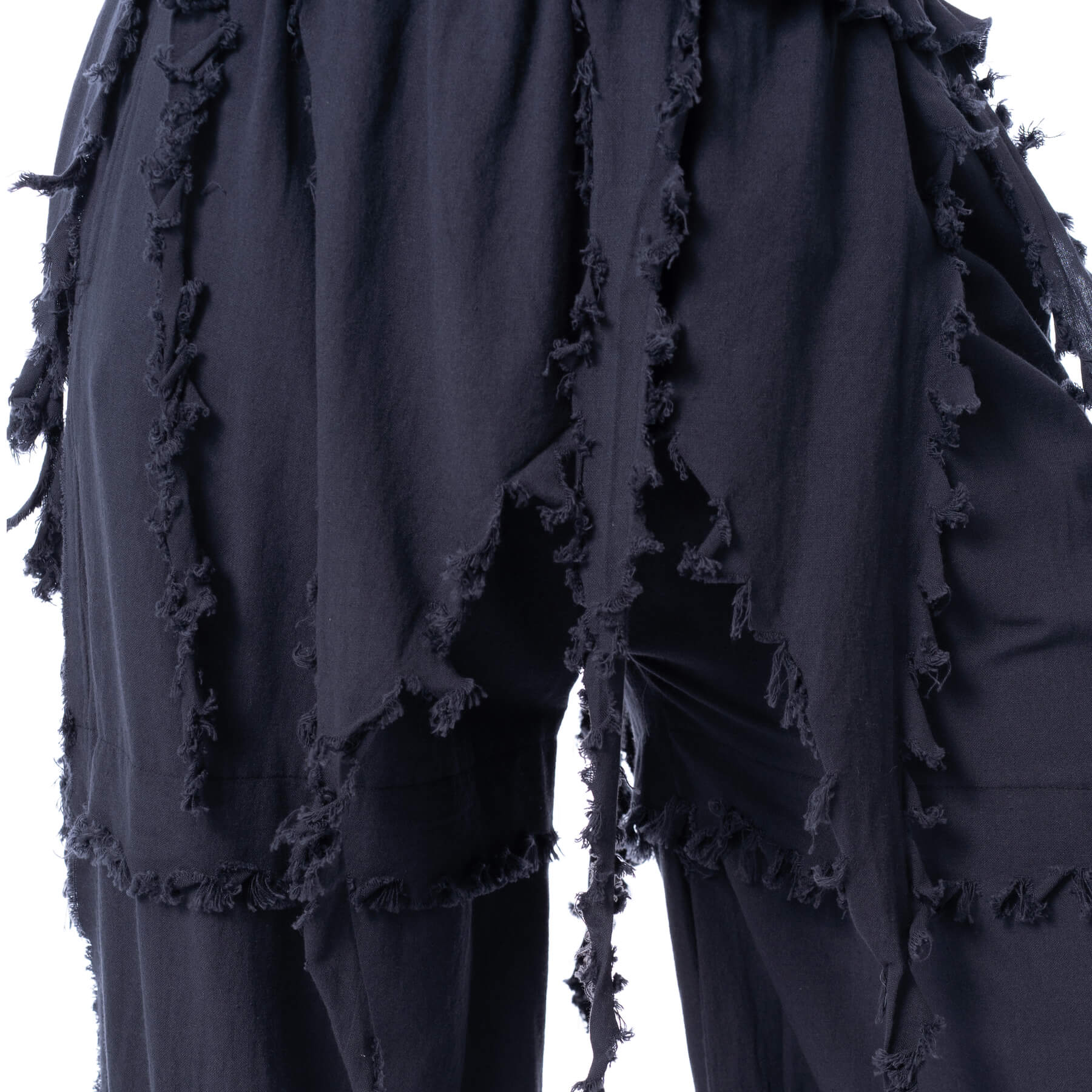 Innocent Lifestyle Rainwoven Pants Black Wide Leg Alternative Trousers