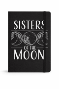 Sisters of the Moon Notebook – Gothic A5 Hard Cover Journal - Rockinredfox