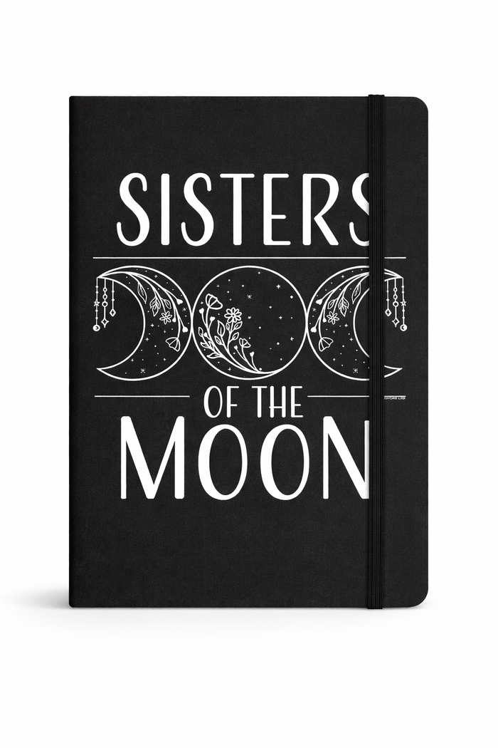 Sisters of the Moon Notebook – Gothic A5 Hard Cover Journal - Rockinredfox
