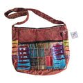 Slash & Embroidery Shoulder Bag - Rockinredfox