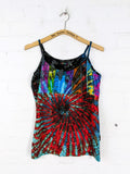Tie Dye Strappy Vest Multicolour Cotton - Rockinredfox
