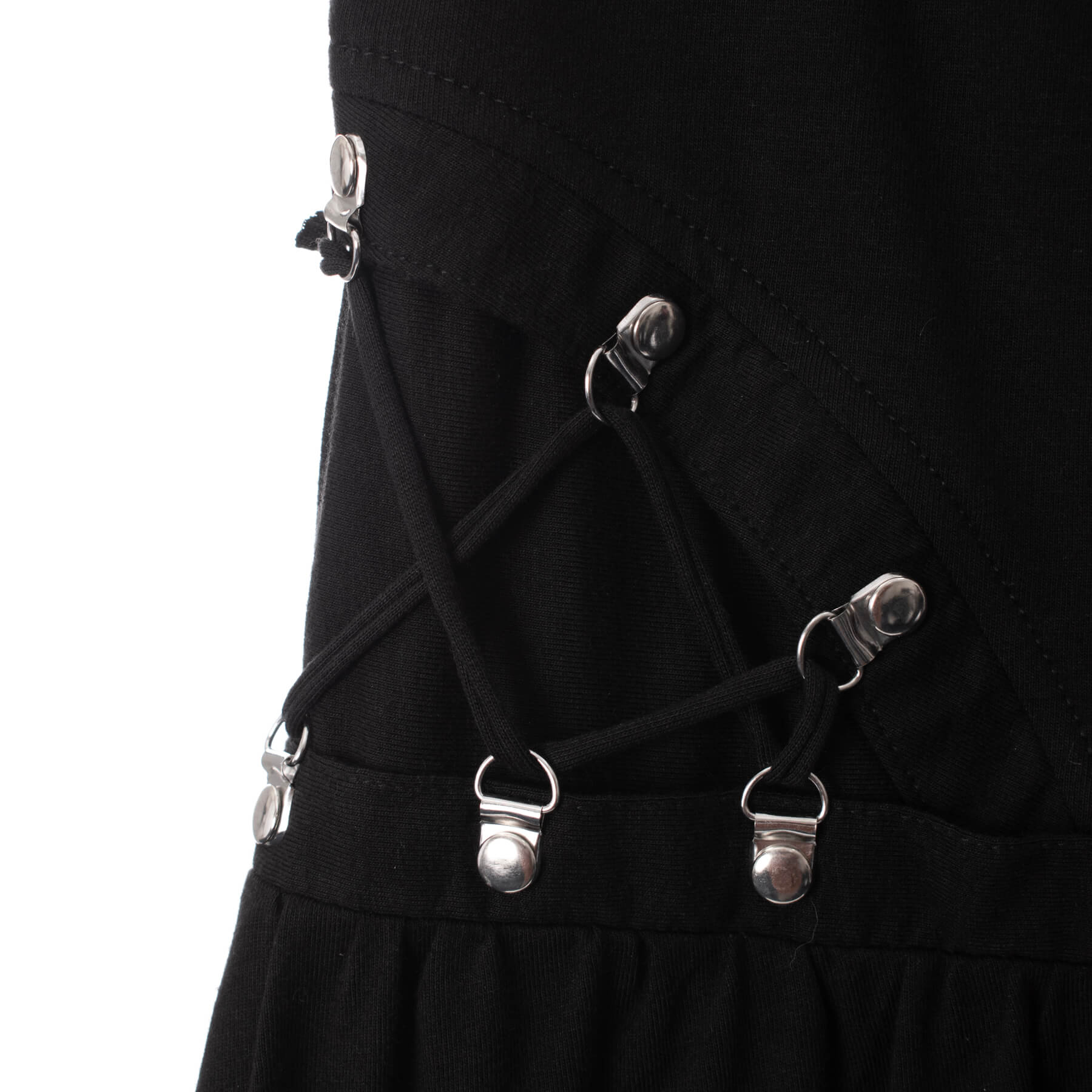 Vixxsin Elionway Maxi Dress – Black Gothic Lace - Up Corset Maxi Dress - Rockinredfox