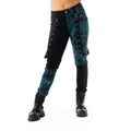 Vixxsin Kaori Pants Black Blue Tie Dye Gothic Alternative Strap Trousers Punk Grunge - Rockinredfox