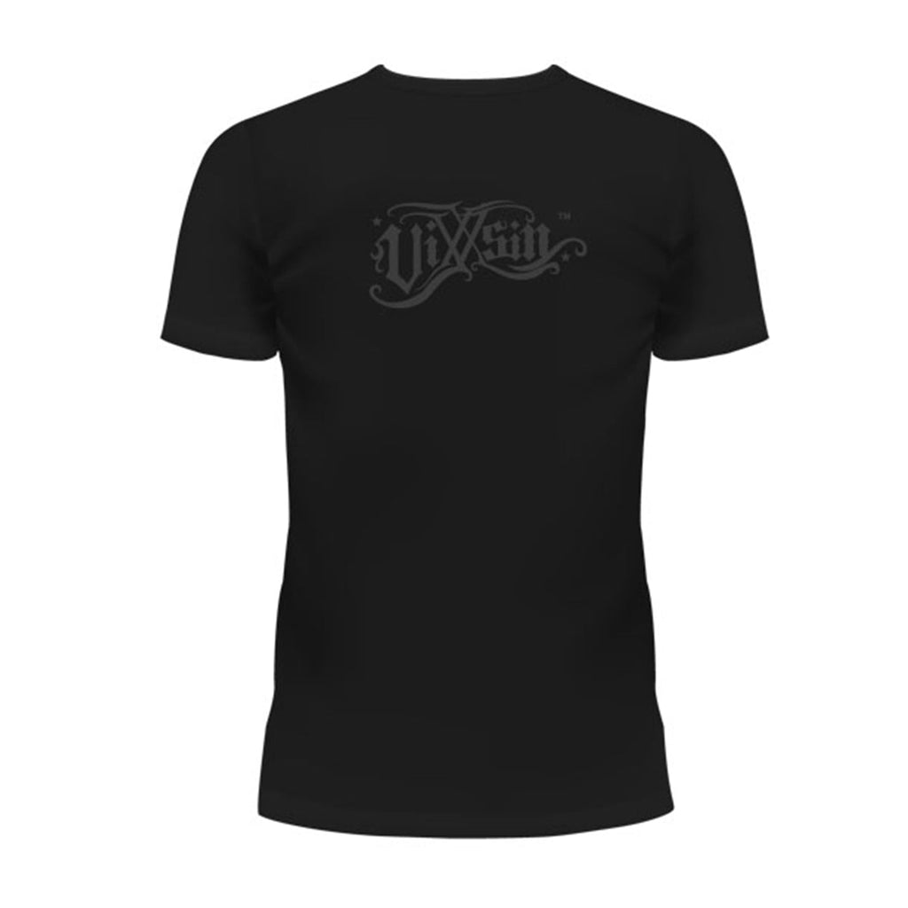 Vixxsin Wing Skull Thorn T-Shirt Black Gothic Skull Rose Graphic Alternative Tee - Rockinredfox